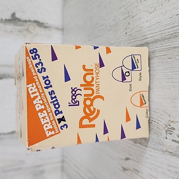 L'eggs Accessories Vintage Leggs Regular Pantyhose Suntan Reinforce